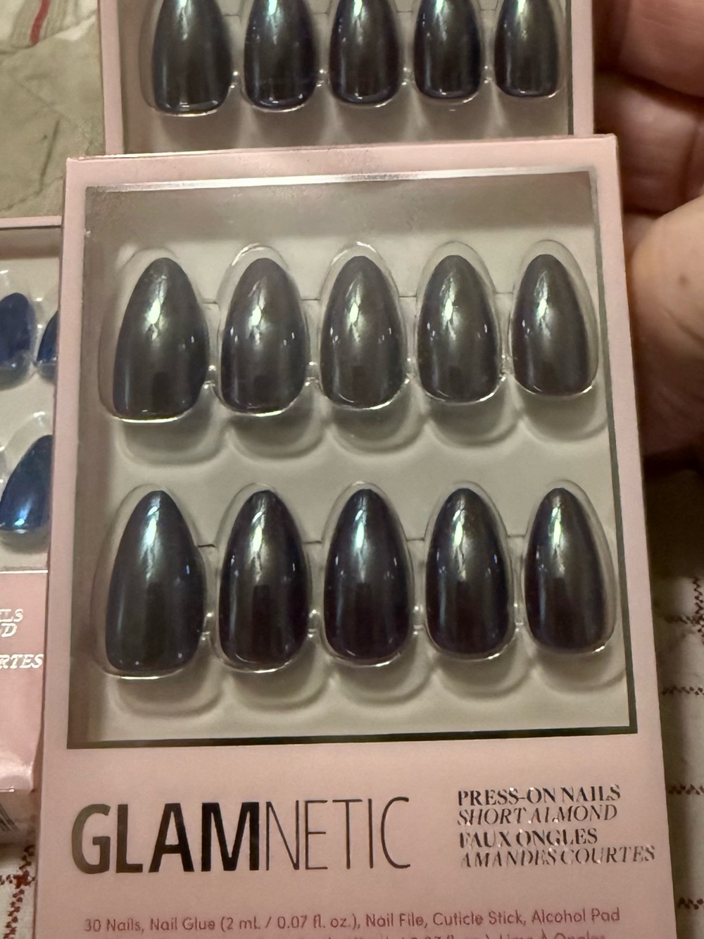4 Sets Glamnetic Press-on nails. See description & pics for more details.